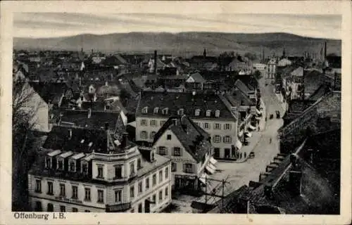 Ak Offenburg in Baden Schwarzwald, Teilansicht