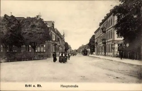 Ak Kehl am Rhein, Hauptstraße