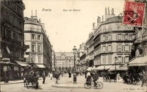 Ak Paris VIIIe Élysée, Rue du Havre