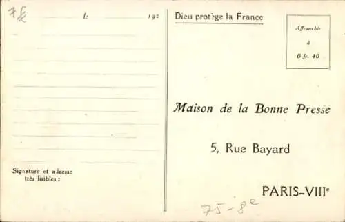 Ak Paris VIIIe Élysée, Haus der guten Presse