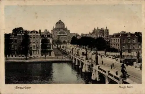 Ak Amsterdam Nordholland Niederlande, Hooge Sluis