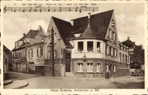 Ak Vallendar am Rhein, Haus Gretula