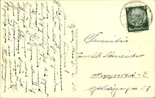 Ak Exten Rinteln an der Weser, Pensionshaus Kretzer