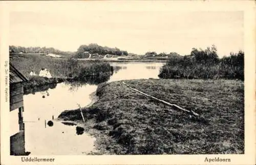 Ak Apeldoorn-Gelderland, Uddellermeer