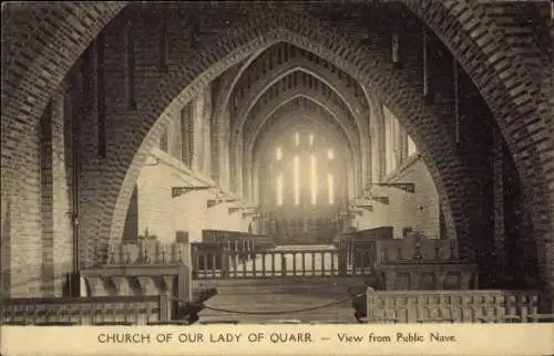 Ak Ryde Isle of Wight England, Kirche unserer Lieben Frau von Quarr