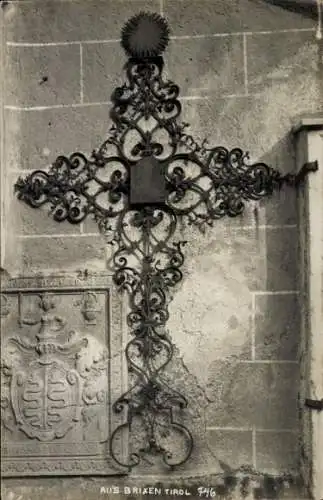 Foto Ak Brixen Bressanone Südtirol, Kreuz