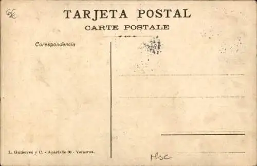 Ak Veracruz Mexico, Calle Independencia