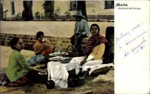 Ak Mexiko, Verkäuferinnen von Fritangas