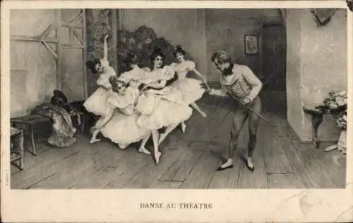 Ak Danse au Theatre, Tanzende Frauen