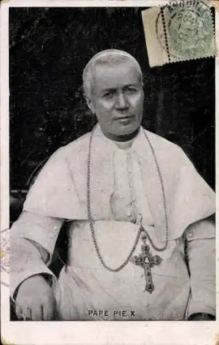 Ak Papst Pius X., Giuseppe Melchiorre Sarto, Portrait