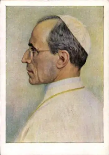 Künstler Ak Fantuzzi, R., Papst Pius XII., Portrait
