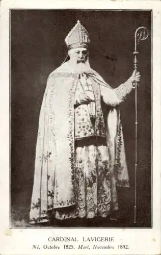 Ak Kardinal Lavigerie, Portrait