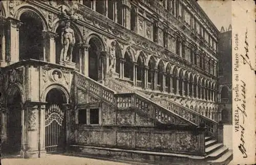 Ak Venezia Venedig Veneto, Cortilo dei Palazzo Ducale