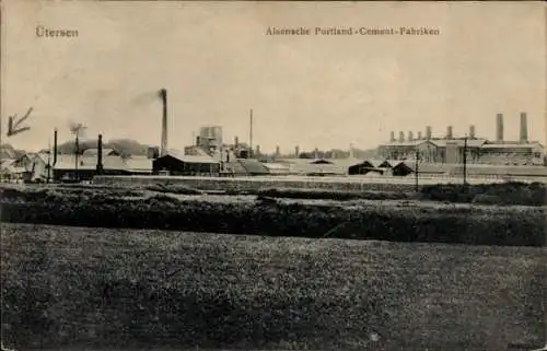 Ak Uetersen in Holstein, Alsensche Portland-Cement-Fabriken