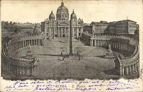 Ak Vatikan Rom Lazio, Petersdom