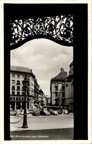 Ak Wien 1 Innere Stadt, Michaelerplatz, Kohlmarkt