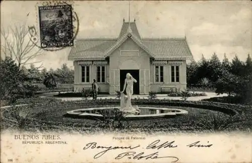 Ak Buenos Aires Argentinien, Palermo, Park