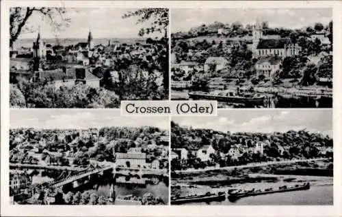 Ak Krosno Odrzańskie Crossen Oder Ostbrandenburg, Teilansichten