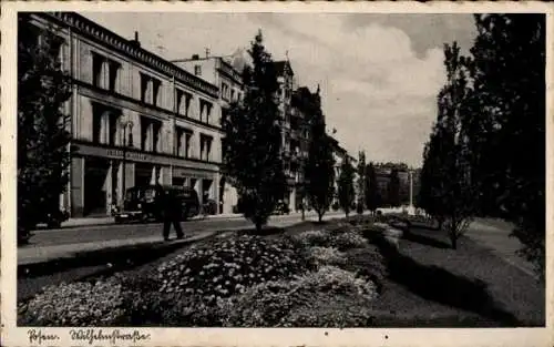 Ak Poznań Posen, Wilhelmstraße