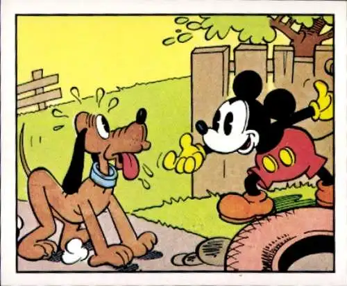 Sammelbild Disney Mickey Nr. 33 Micky Maus, Pluto