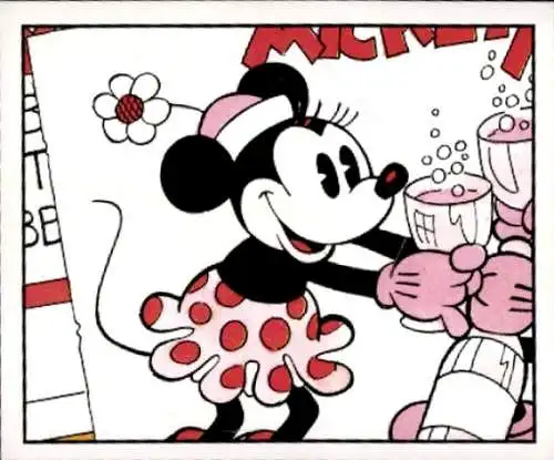 Sammelbild Disney Mickey Nr. 24 Minnie Maus