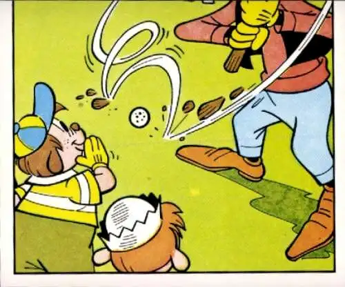 Sammelbild Disney Mickey Nr. 205 Goofy, Golf