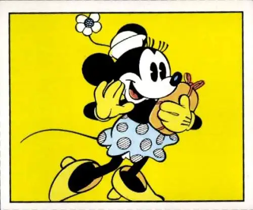 Sammelbild Disney Mickey Nr. 82 Minnie Maus