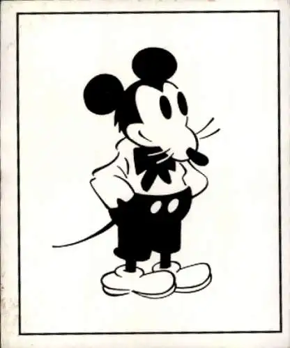 Sammelbild Disney Mickey Nr. 1 Micky Maus