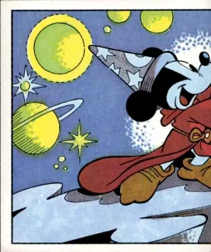 Sammelbild Disney Mickey Nr. 92 Micky Maus, Der Zauberlehrling