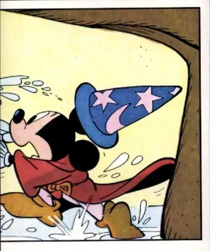 Sammelbild Disney Mickey Nr. 95 Micky Maus, Der Zauberlehrling