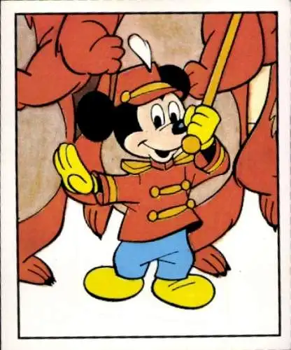 Sammelbild Disney Mickey Nr. 213 Micky Maus, Uniform