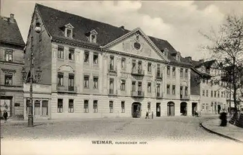 Ak Weimar in Thüringen, Russischer Hof