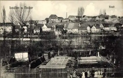 Ak Lauffen am Neckar, Gesamtansicht