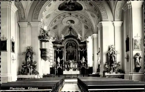 Ak Kössen in Tirol, Pfarrkirche
