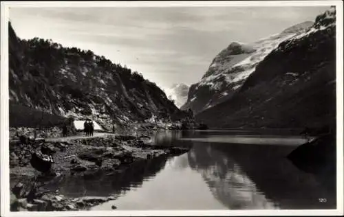 Ak Lønvand Norwegen, Landschaftspanorama
