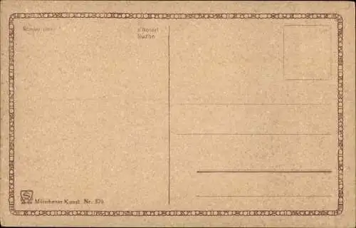 Künstler Ak Rössler, Suzon, Portrait