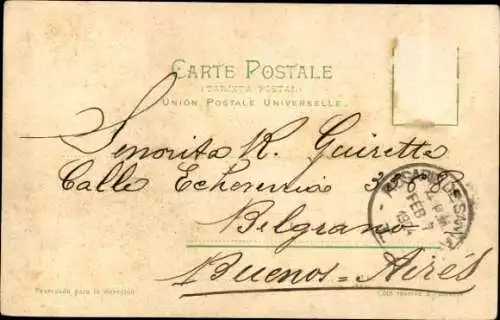 Ak Rosario de Santa Fé Argentinien, Plaza 25 de Mayo