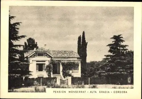Ak Alta Gracia Córdoba Argentinien, Pension Monserrat
