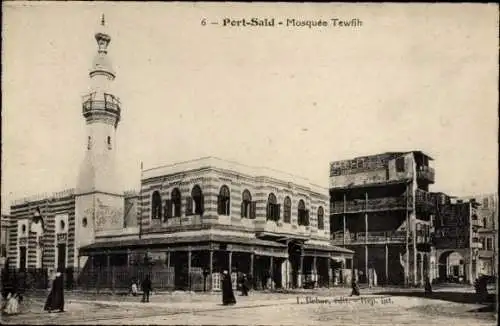 Ak Port Said Ägypten, Moschee Tewfih