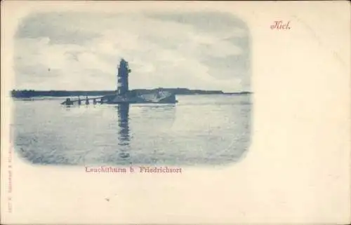 Ak Friedrichsort Kiel, Leuchtturm