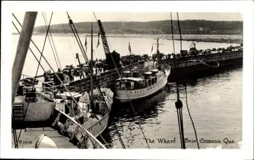 Ak Baie Comeau Québec Kanada, Kaianlagen