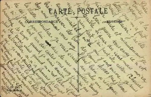 Ak Frankreich, Soldatenleben, Soldat beim Essen