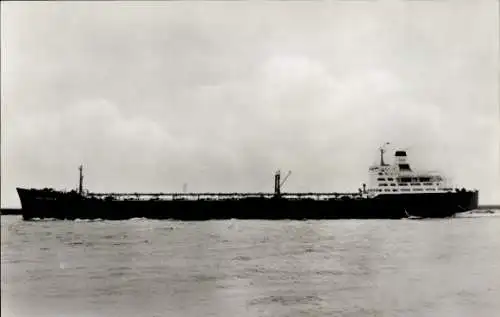 Ak Tankschiff Esso Lincoln in Fahrt, NDSM, 1962