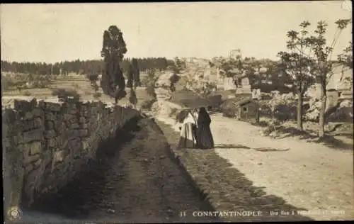 Ak Yedikule Konstantinopel Istanbul Türkei, Straße