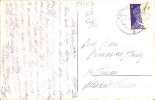 Ak Boppard am Rhein, Blick über den Rhein