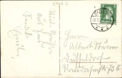 Ak Bad Ems an der Lahn, Teilansicht