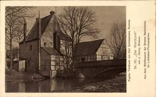 Ak Hansestadt Bremen, Wartturm