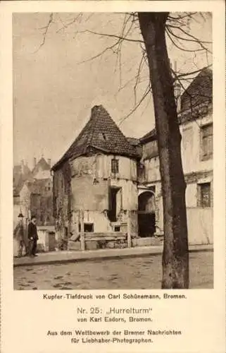 Ak Hansestadt Bremen, Hurrelturm