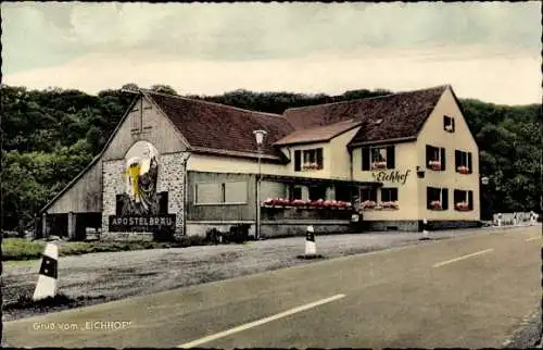 Ak Strombergerneuhütte Stromberger Neuhütte Daxweiler im Soonwald, Gasthof Eichhof, Außenansicht