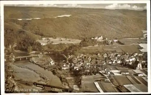 Ak Bad Münster am Stein, Ebernburg, Luftaufnahme